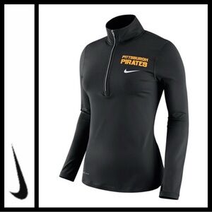 NWOT Nike Women's Pittsburgh Pirates 1/4 Zip Element Pullover